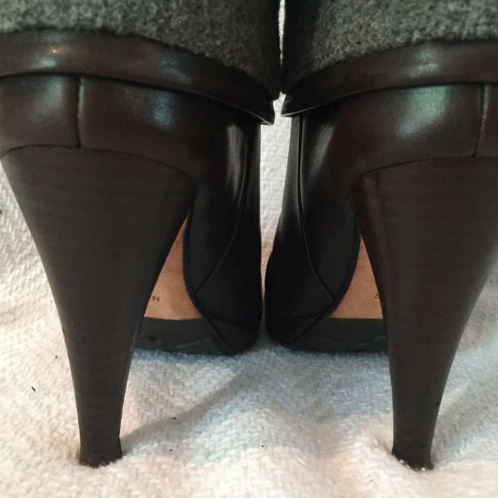 Cole Haan Kennedy Wool Felt High Heel Boots 5 B - Picture 5 of 8